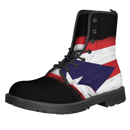 Flag Of Puerto Rico Print Backpack