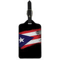 Flag Of Puerto Rico Print Luggage Tag
