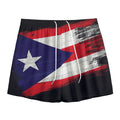 Flag Of Puerto Rico Print Mesh Shorts