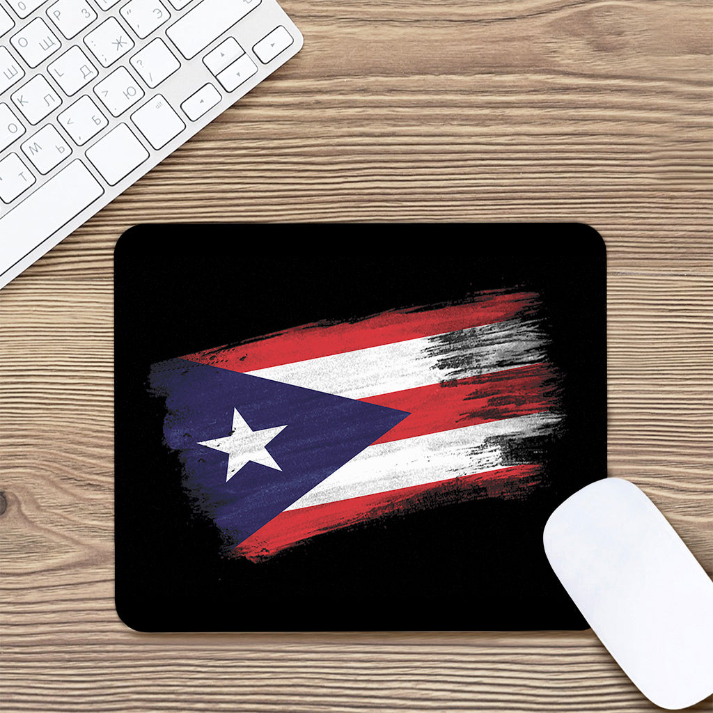 Flag Of Puerto Rico Print Mouse Pad