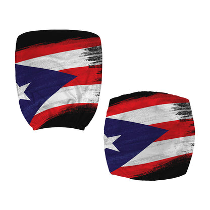 Flag Of Puerto Rico Print Office Chair Cover