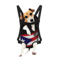 Flag Of Puerto Rico Print Pet Carrier Backpack