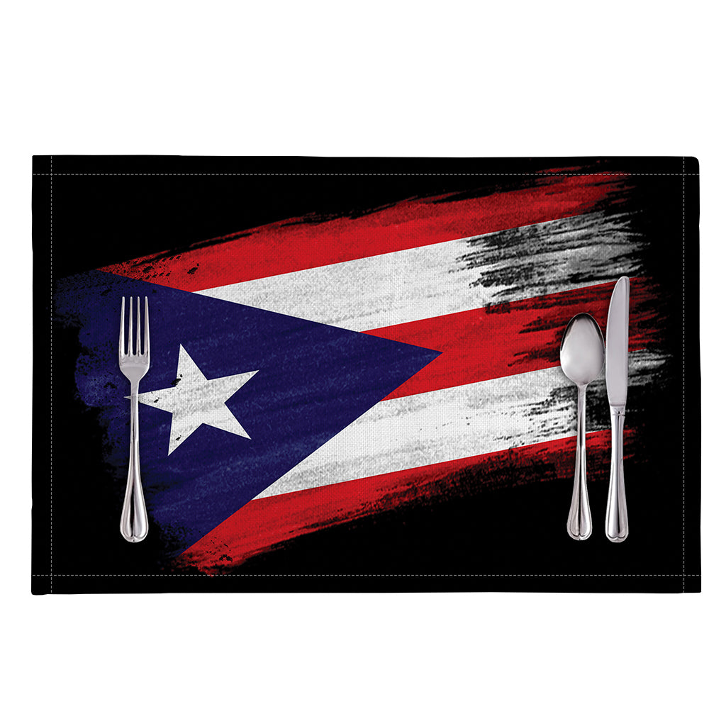 Flag Of Puerto Rico Print Placemat