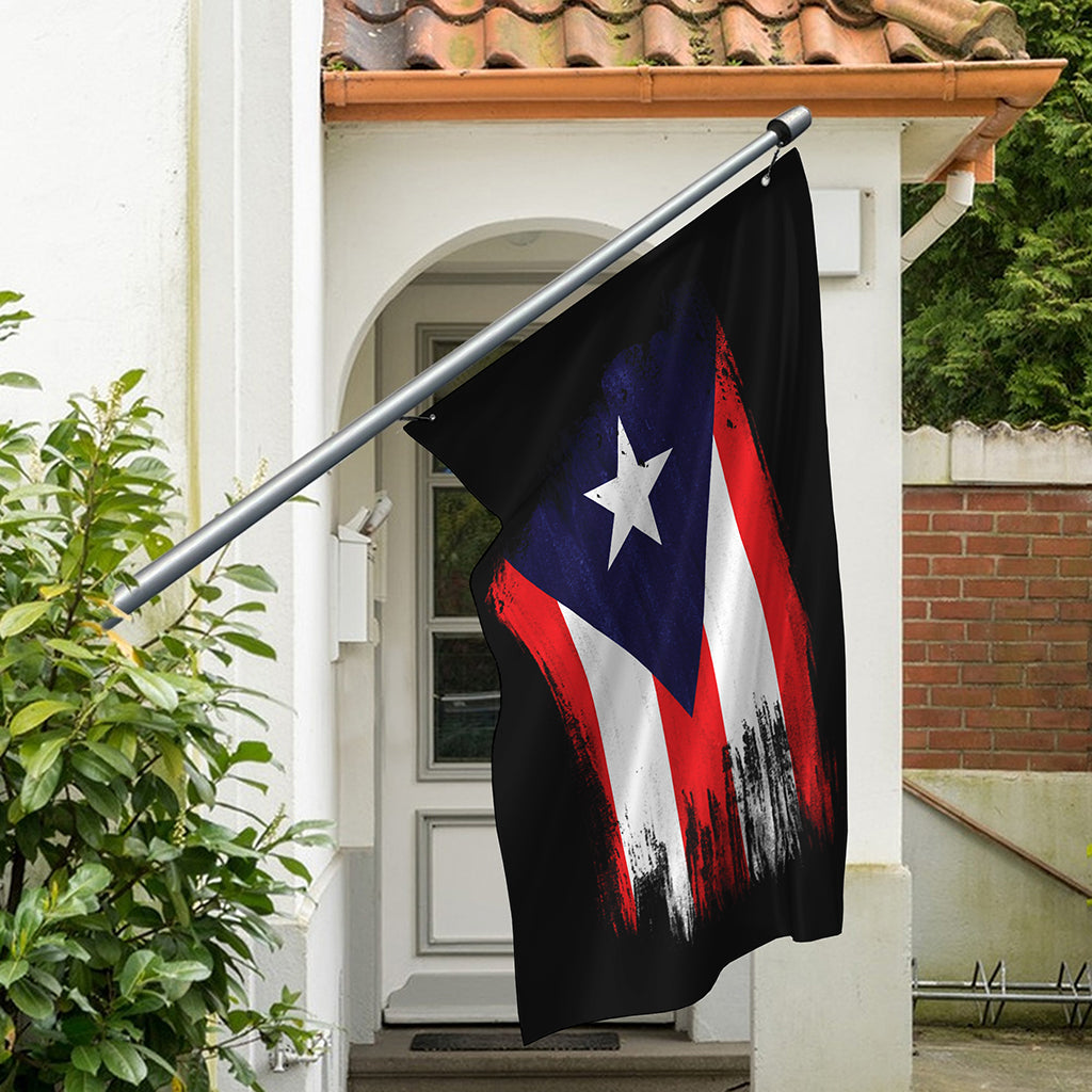 Flag Of Puerto Rico Print Polyester Flag