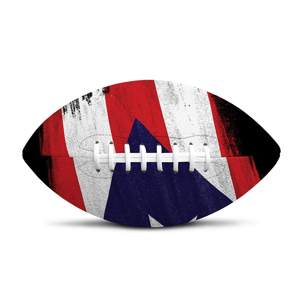 Flag Of Puerto Rico Print Rugby Ball