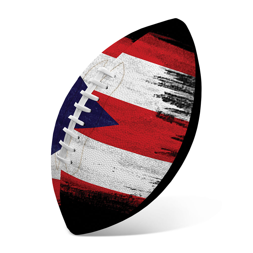 Flag Of Puerto Rico Print Rugby Ball