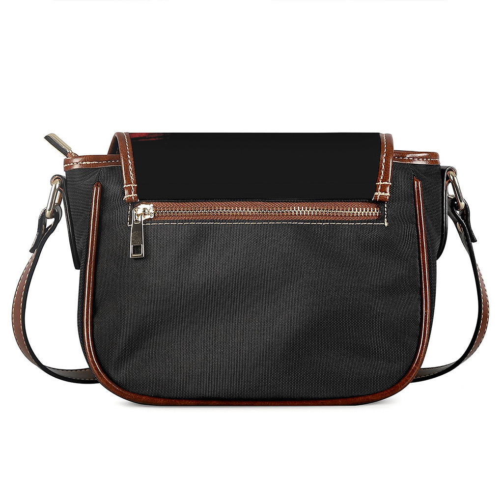 Flag Of Puerto Rico Print Saddle Bag