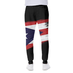 Flag Of Puerto Rico Print Scuba Joggers