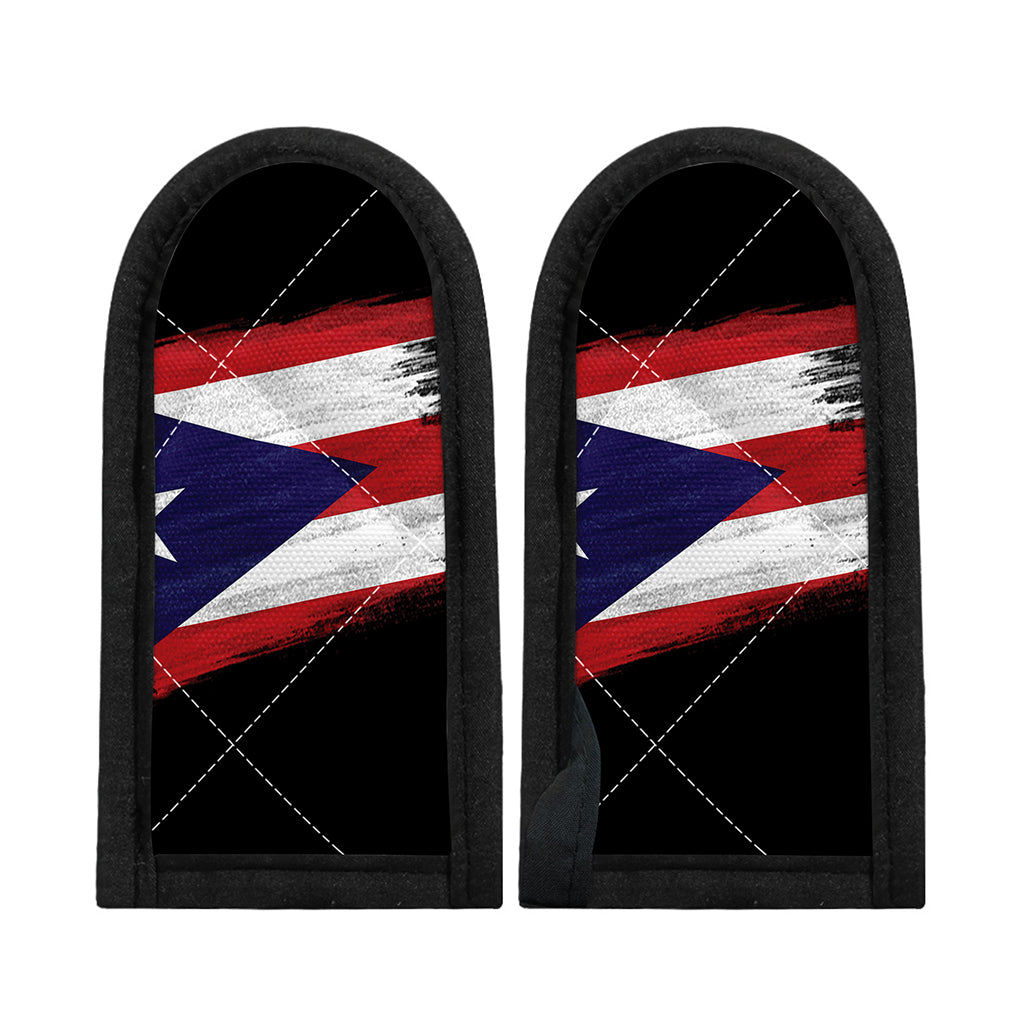 Flag Of Puerto Rico Print Skillet Handle Cover