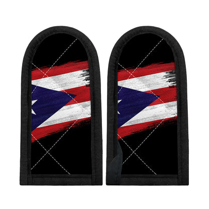 Flag Of Puerto Rico Print Skillet Handle Cover