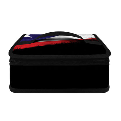 Flag Of Puerto Rico Print Small Lunch Bag