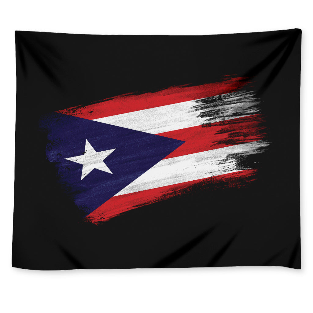 Flag Of Puerto Rico Print Tapestry