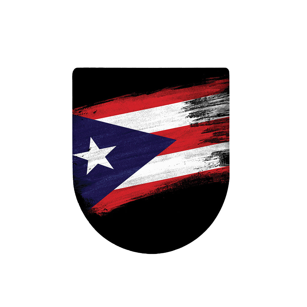 Flag Of Puerto Rico Print Toilet Lid Cover