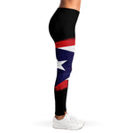 Flag Of Puerto Rico Print Women's Leggings