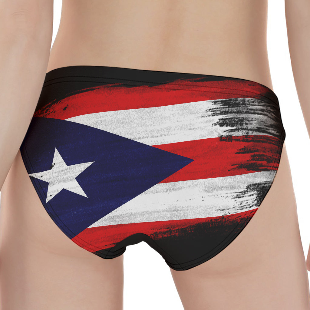 Flag Of Puerto Rico Print Women's Panties