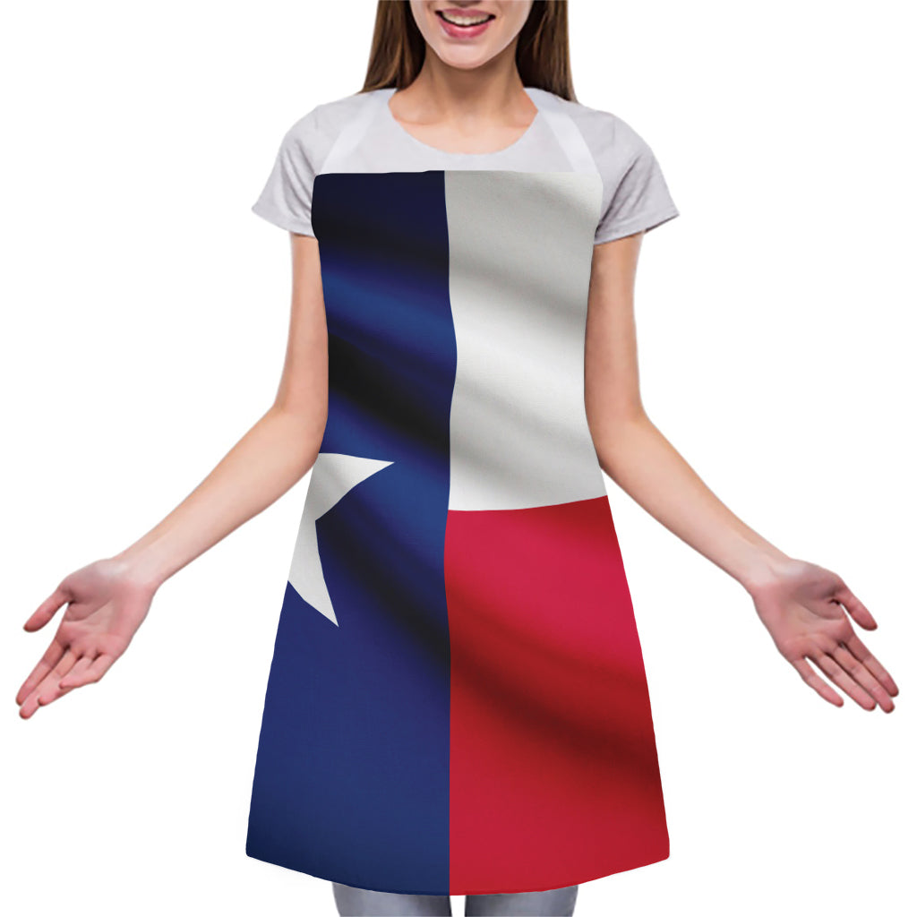 Flag Of Texas Print Adjustable Apron