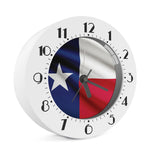 Flag Of Texas Print Alarm Clock