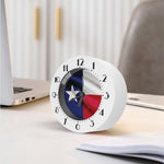 Flag Of Texas Print Alarm Clock