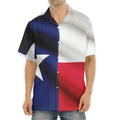 Flag Of Texas Print Aloha Shirt