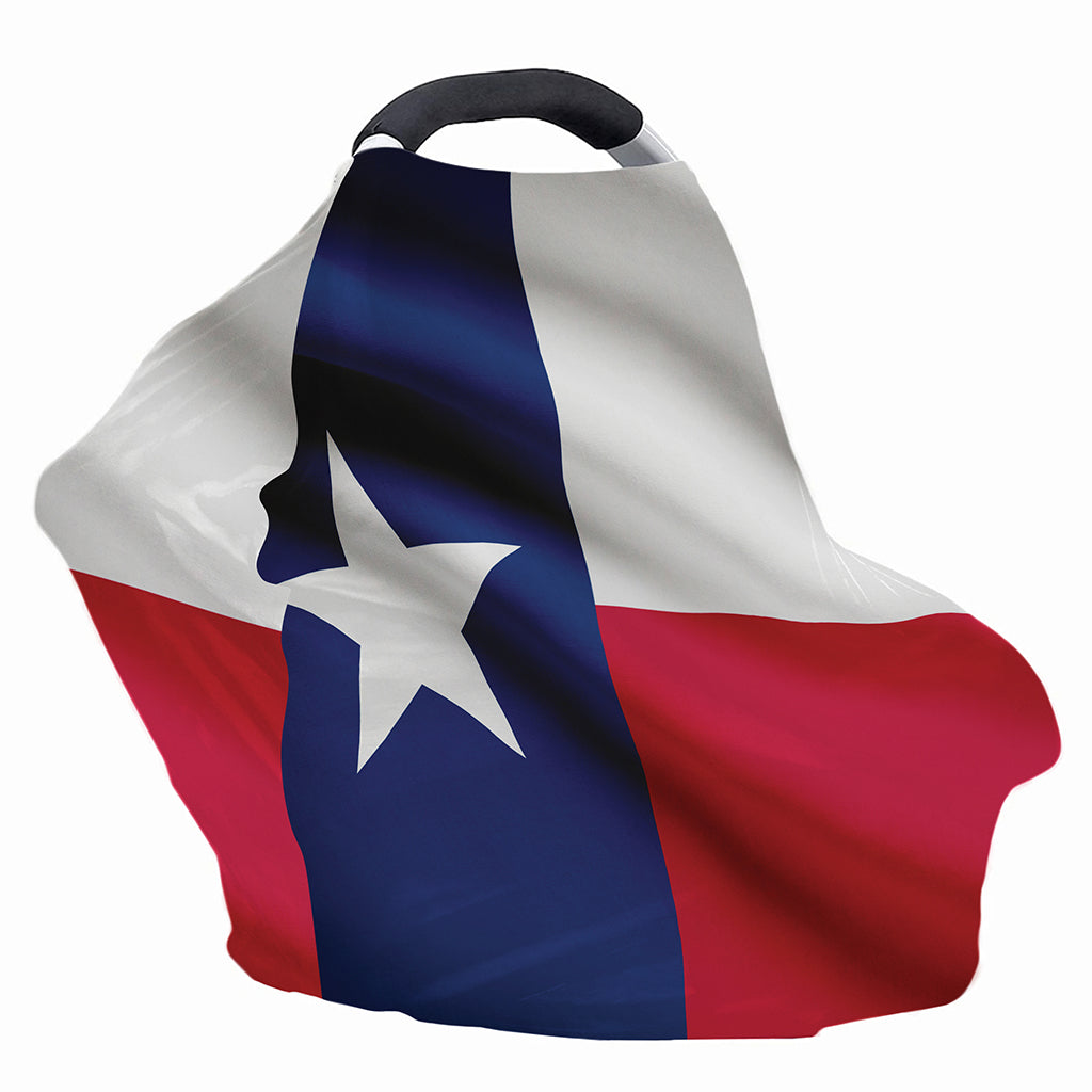 Flag Of Texas Print Baby Seat Cover