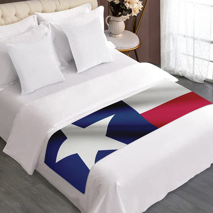 Flag Of Texas Print Bed Runner