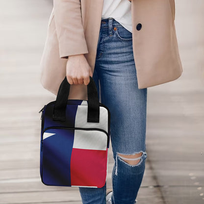 Flag Of Texas Print Bible Tote Bag