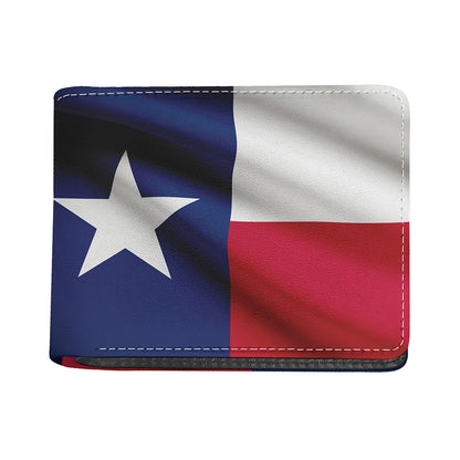 Flag Of Texas Print Bifold Wallet