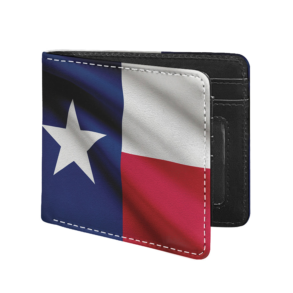 Flag Of Texas Print Bifold Wallet
