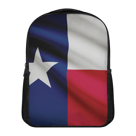 Flag Of Texas Print Casual Backpack