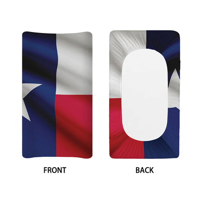 Flag Of Texas Print Changing Pad Cover