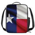 Flag Of Texas Print Crossbody Lunch Bag