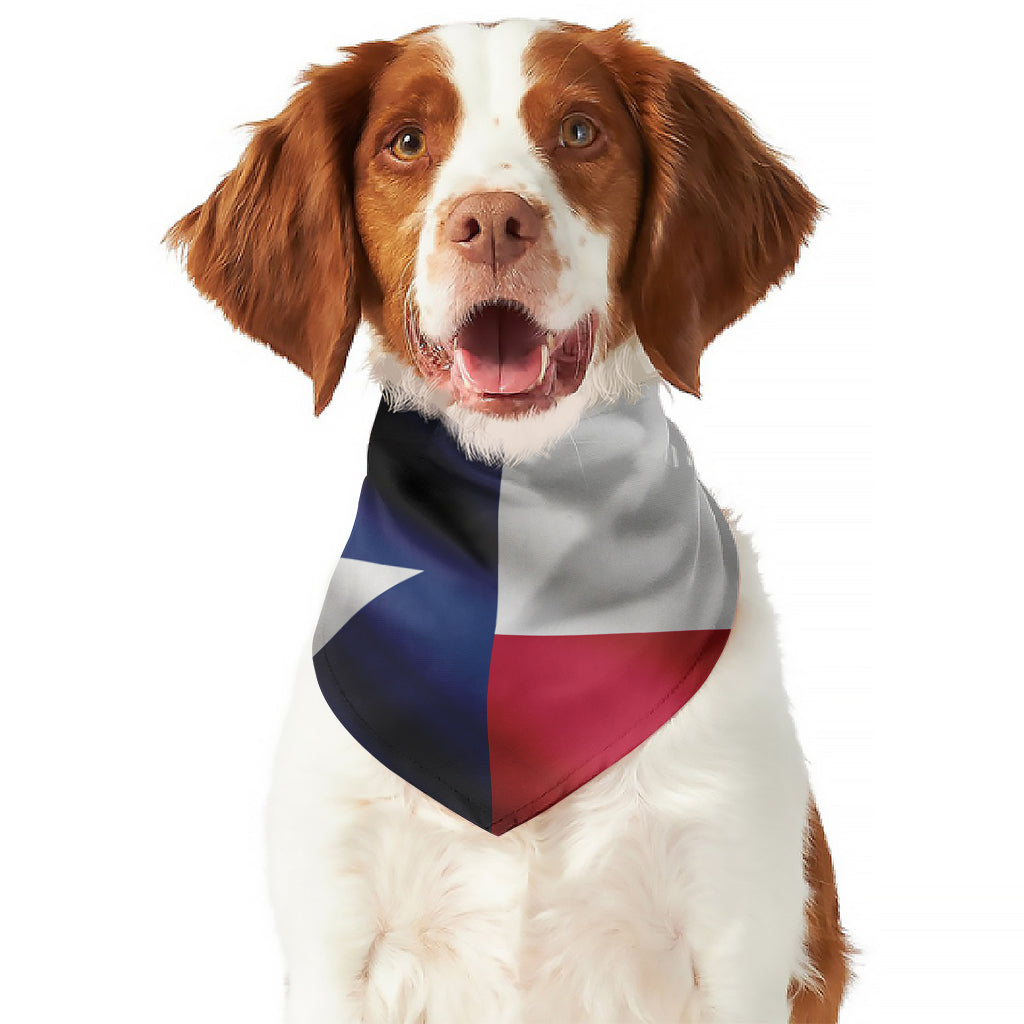 Flag Of Texas Print Dog Bandana