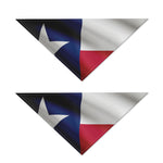 Flag Of Texas Print Dog Bandana