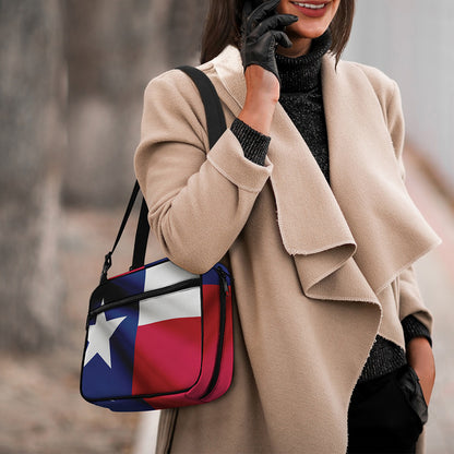 Flag Of Texas Print Double Strap Bible Bag