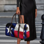 Flag Of Texas Print Duffle Bag