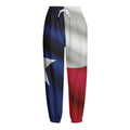 Flag Of Texas Print Fleece Lined Knit Pants