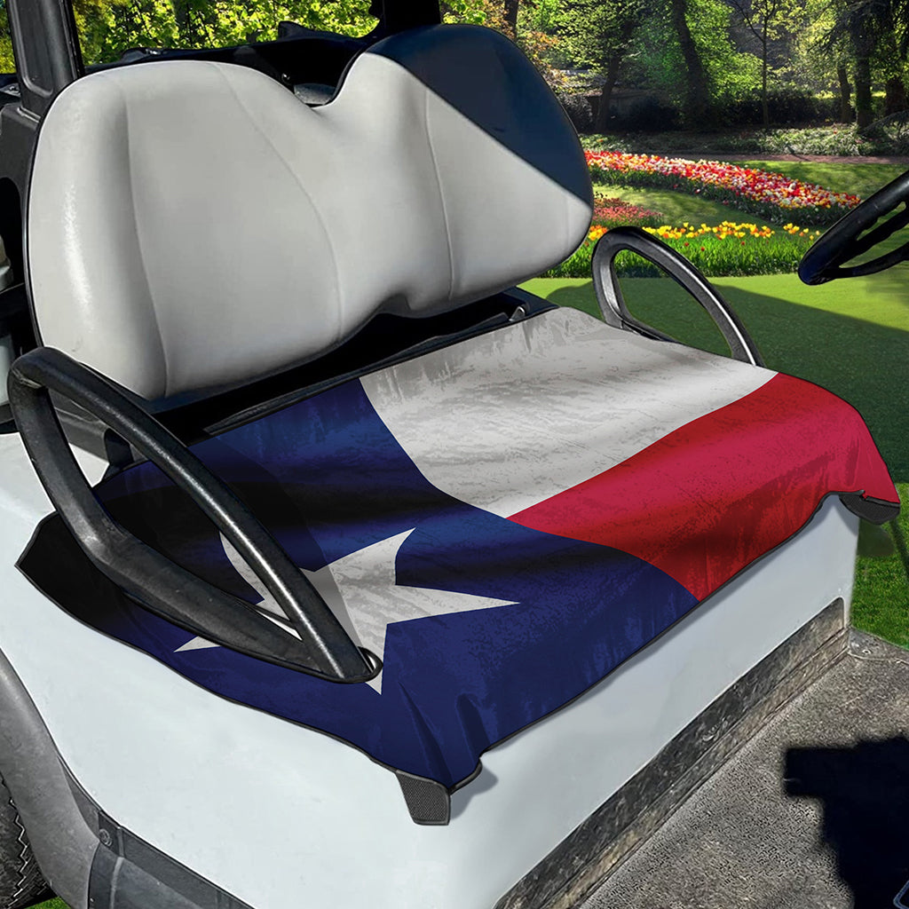 Flag Of Texas Print Golf Cart Seat Cover