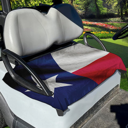 Flag Of Texas Print Golf Cart Seat Cover