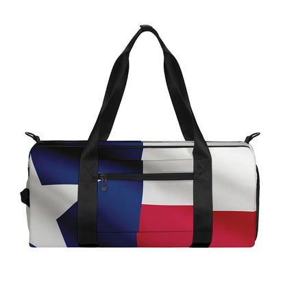 Flag Of Texas Print Gym Bag