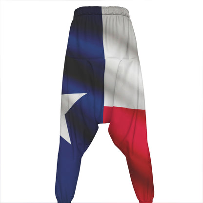Flag Of Texas Print Hammer Pants