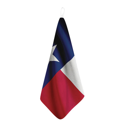 Flag Of Texas Print Hand Towel