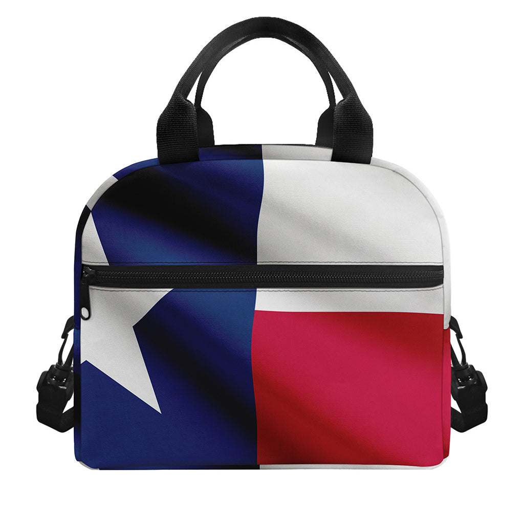 Flag Of Texas Print Insulated Lunch Bag