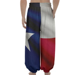 Flag Of Texas Print Lantern Pants