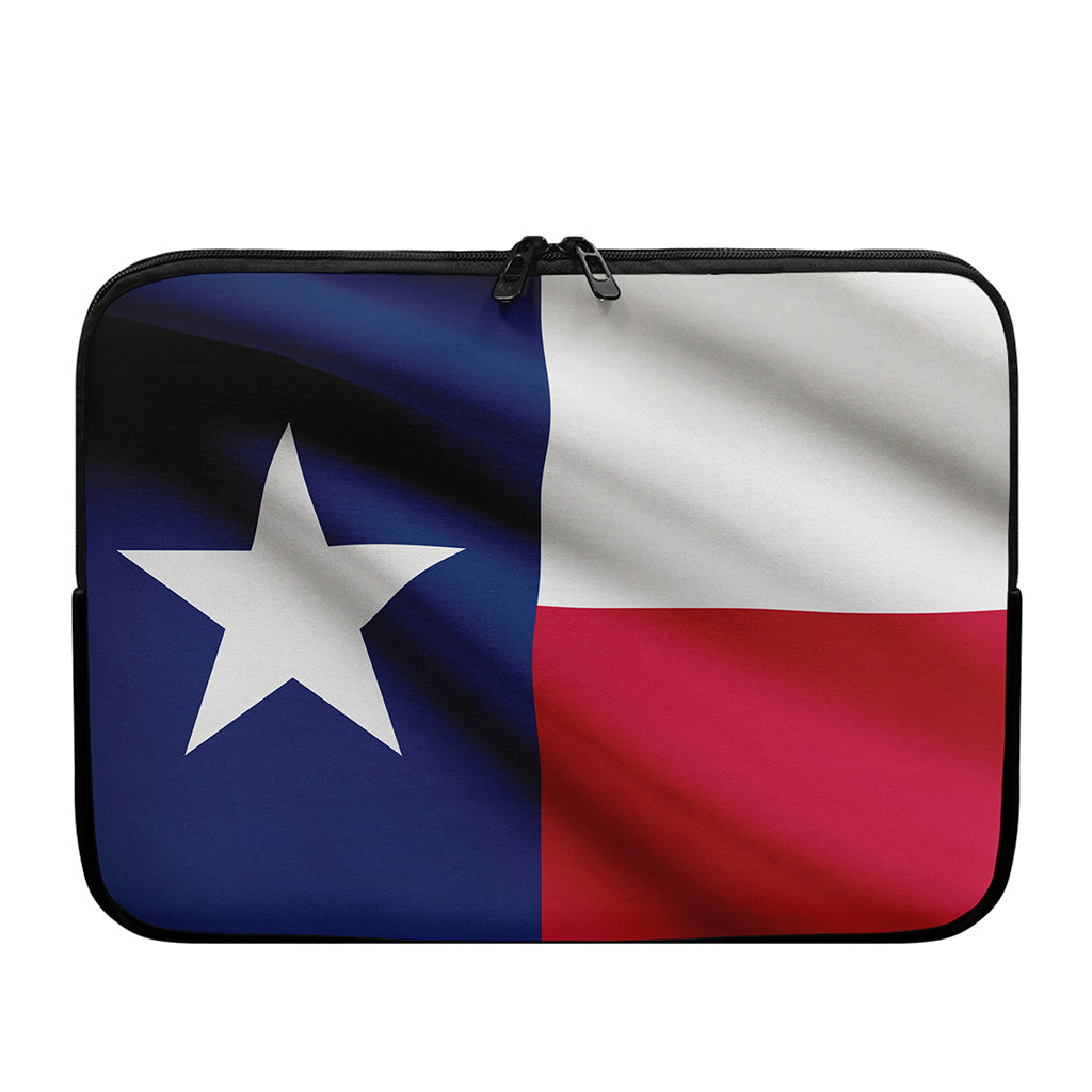 Flag Of Texas Print Laptop Sleeve