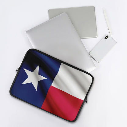 Flag Of Texas Print Laptop Sleeve