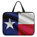 Flag Of Texas Print Laptop Sleeve With Handle
