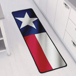 Flag Of Texas Print Long Kitchen Mat
