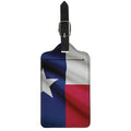 Flag Of Texas Print Luggage Tag