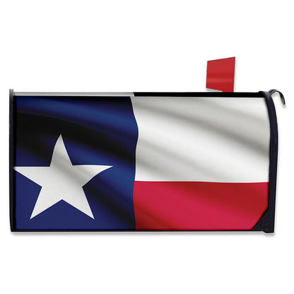 Flag Of Texas Print Mailbox Cover