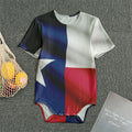 Flag Of Texas Print Men's Bodysuit